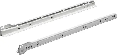 Produktbild von Hettich Rollschubführung Teilauszug FR 302 aufliegend 300mm 1 Paar, weiß 9220053