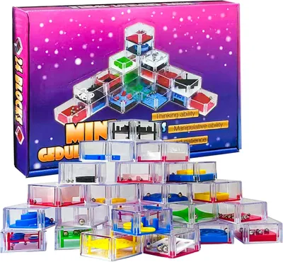 Obrázek produktu pro Sada 24 her na trpělivost, mini logické hry, vzdělávací hračka, puzzle pro děti i dospělé