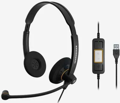 Obrázok produktu pre EPOS IMPACT SC 60 USB ML, Kábel, Hovor / hudba, 60 - 16000 Hz, 66 g, Slúchadlá s mikrofónom, Čierna