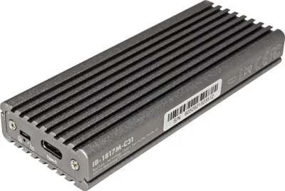 Obrázek produktu pro ICY BOX IB-1817M-C31, SSD rámeček, M.2, PCI Express 3.0, 10 Gbit/s, USB konektivita, Šedá