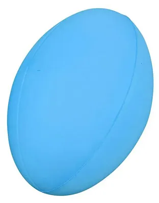 Obrázok produktu pre Predšportová lopta na rugby modrá - ľahká odolná hračka