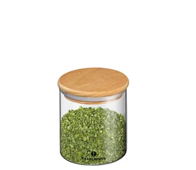 Zdjęcie produktu dla Zassenhaus Vorratsglas mit Holzdeckel 600 ml 56457 4006528056457