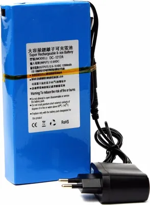 Obrázek produktu pro DC12V 12000mAh baterie Dobíjecí přenosná napájecí Li-Ion baterie pro LED světelné pásky, CCTV kamery atd