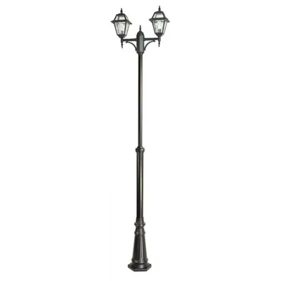 Immagine prodotto di Retro 285 cm 2xE27 nero IP43 SU-MA Lanterna da giardino in vetro colorato OGMWN 2 N