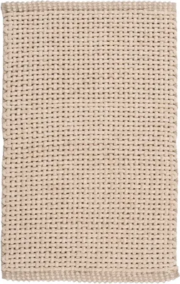 Produktbild von Badezimmerteppich Belweder - weicher rutschfester Badvorleger - 40x60cm – Beige