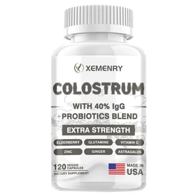 Image de Colostrum 1220 mg - Soutien digestif, santé de la peau et des intestins - Probiotique, Astragale