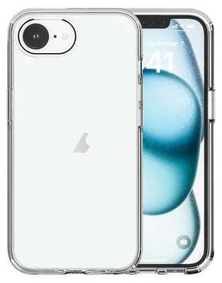 Produktbild von Mobigear Crystal – Transparente Schutzhülle für das iPhone 16e, Hartschale, Rückseite – Transparent