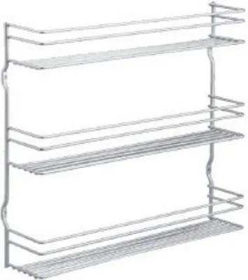 Produktbild von Metaltex PEPITO 3, 3 Regale, Grau, 360 mm, 80 mm, 320 mm