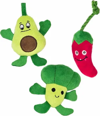 Produktbild von Nobby Plüschspielzeug "VEGI" mit Catnip, Zufallsartikel 1 St.