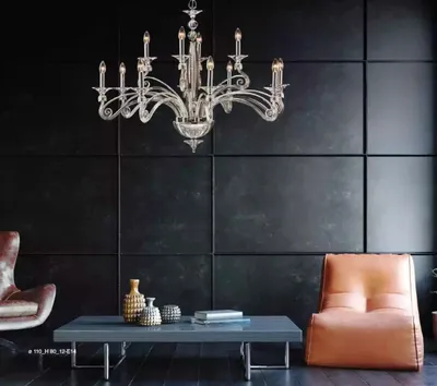 Immagine prodotto di Lampadario a soffitto Lussuoso lampadario di cristallo Luce a sospensione