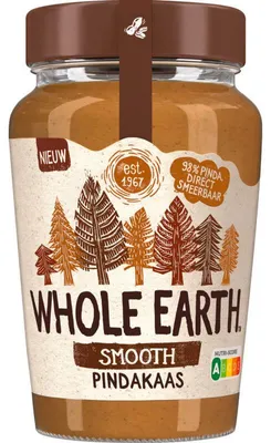 Produktbild von Whole Earth Smooth Pindakaas 340g – Cremiger, natürlicher, veganer Erdnussaufstrich