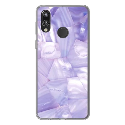 Produktbild von MuchoWow® Handyhülle Schutzhülle Hülle für Huawei P20 Lite (2020) Naturstein - Muster - Perlmutt Silikon Softcase Handy Hülle - Kartenhalter