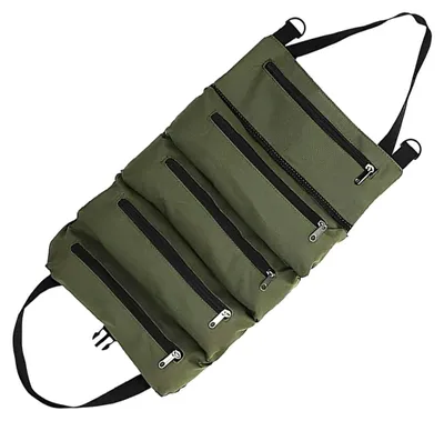 Image de Organisateur d'outils, en toile, sac de rangement portable avec plusieurs compartiments, pour véhicules