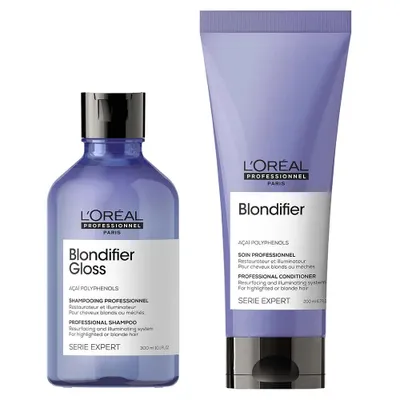 Produktbild von L'Oréal Professionnel Blondifier Shampoo & Conditioner Set für blondes Haar