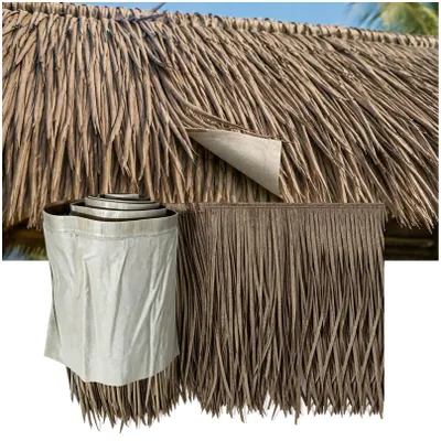 Kunstmatig Riet 0,5x6 m HDPE dunkelbraun für Pergola