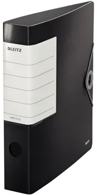Immagine prodotto di Leitz 1113-00-95 1113 Cartella di qualità 180° Solid - Polistirolo, A4, stretto, nero