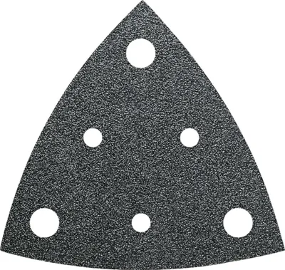 Produktbild von FEIN Schleifblätter, gelocht, Kantenlänge 80 mm, Korn 120, 50 Stk.