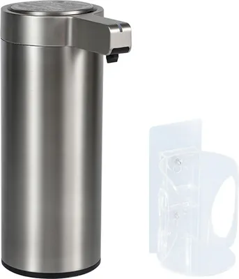 Produktbild von Automatischer Edelstahl-Seifenspender mit Infrarot-Sensor, elektrisch und IPX5 wasserdicht, USB-C-aufladbar, geeignet für Küche und Badezimmer