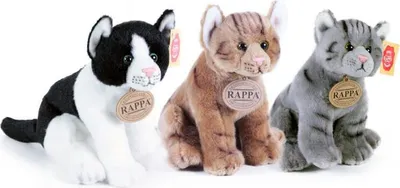 Obrázek produktu pro RAPPA Plyšová kočka sedící 20 cm ECO-FRIENDLY
