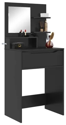 Produktbild von vidaXL Schlafzimmer-Frisiertische Schwarz 80 x 39,6 x 135 cm