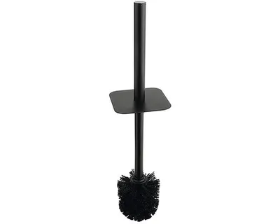Image de Brosse WC de rechange Nimco KIBO BLACK avec couvercle