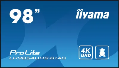 Produktbild von Iiyama Ds Lh9854Uhs 247.7Cm Ips 24/7 98''/3840X2160/3Xhdmi/Dp/2Xusb
