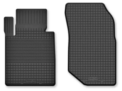 Image de Tapis avant en caoutchouc pour Mercedes X-Classe W470 2017- – 2 pièces, noirs, semi-universel, adapté