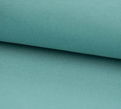 Produktbild von Sweatstoff Meterware Bio Soft dünn uni dunkel Mint 1,5m