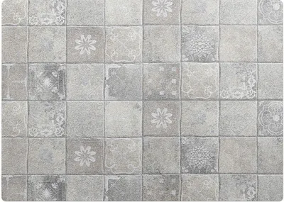 Obrázek produktu pro Dlaždice S Ornamentem– Ochranná podložka na podlahu – Podložka pod židli – 140x100 cm – Protiskluzová podložka na tvrdé podlahy