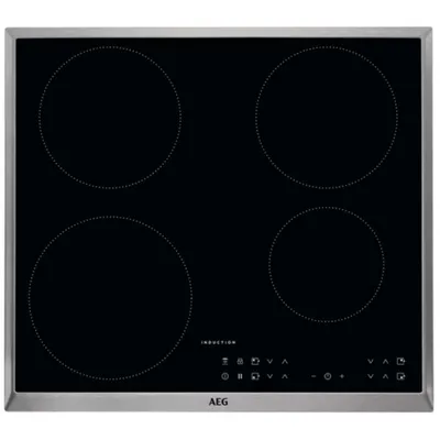 Immagine prodotto di AEG ELETTRODOMESTICI Piano cottura in vetroceramica, 60 cm, induzione, acciaio inox IKB64301XB