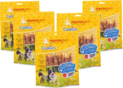 Produktbild von 5x200g - Hähnchenfilet Stangen - schonend getrocknet - fettarm und gut bekömmlich