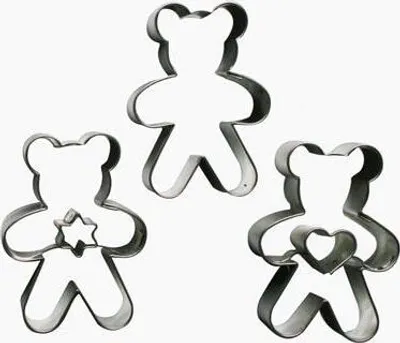 Image de set de bonbons à découper OURS 3pcs.