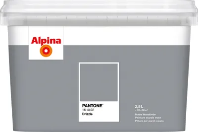 Produktbild von Alpina Wandfarbe Pantone matt drizzle 2,5 L