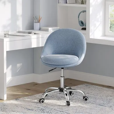 Produktbild von SONGMICS Homeoffice Stuhl, Drehstuhl, Schreibtischstuhl, blau