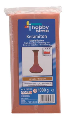 Produktbild von Keramiton, terracotta 1000g Modellierton