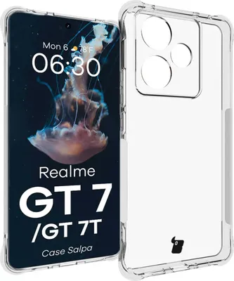 Produktbild von Mobiili tagakaas Bizon Realme GT7/7T Salpa, läbipaistev