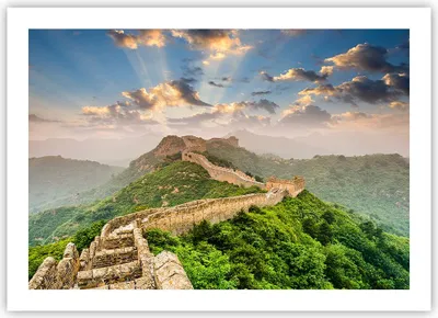 Produktbild von Poster - Poster ohne Rahmen - Wand Berg asiatisch china - 70x50 cm - Wand Bild - Wanddeko - Wandbilder - Kunstposter - Wandposter - Bilder - Kunstdruck - Wanddekoration - Wandbild - P2XAA70x50-3069