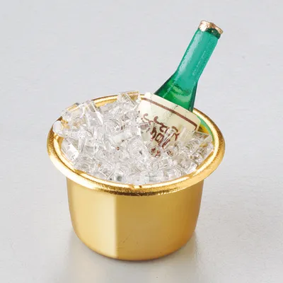 Produktbild von Miniatur Sektflasche im Kühler 3,5 cm