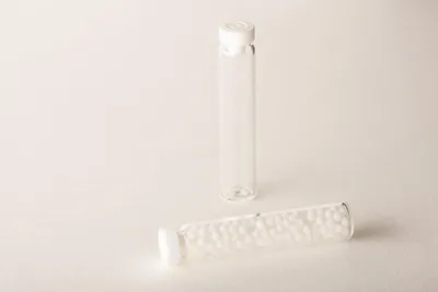 Image de Ampoules de 2 ml, 100 pièces, en verre transparent, avec rebord, pour liquides