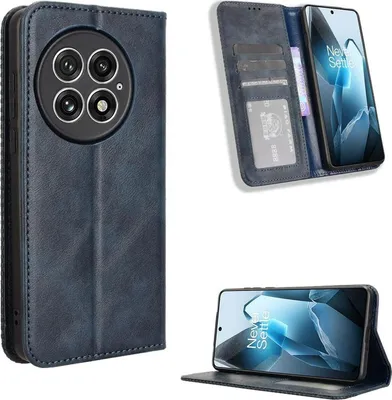 Produktbild von Mobigear Sensation  OnePlus 13 Hülle Klapphülle Geldbörse - Blau