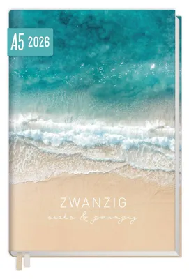 Produktbild von Chäff-Timer Classic 2026 / A5 / Summer Beach / Häfft-Verlag