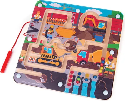 Immagine prodotto di Bigjigs Toys Labirinto magnetico cantiere