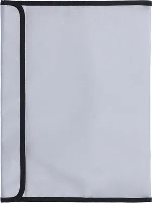 Image de 38x28cm Fireproof Safe Bag Pouch Waterproof Money Document Bag with Zipper Black Brim