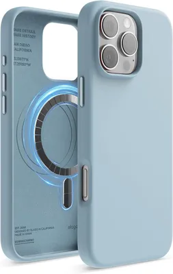 Image de Elago Silicone Case MagSafe pour iPhone 16 Pro Max Bleu ciel