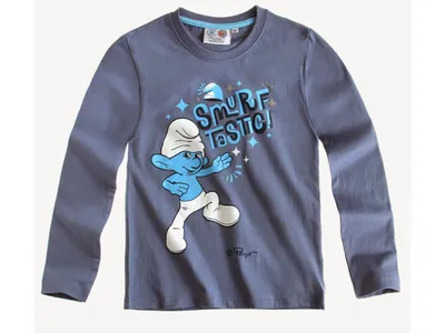 Produktbild von 81922 Disney Die Schlümpfe Shirt Jungen, Blau Gr.128