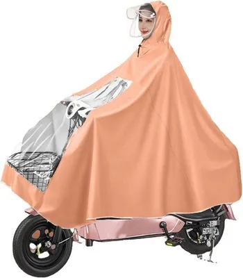 Imagen del producto de Poncho impermeable para bicicleta y scooter - Poncho con capucha uni