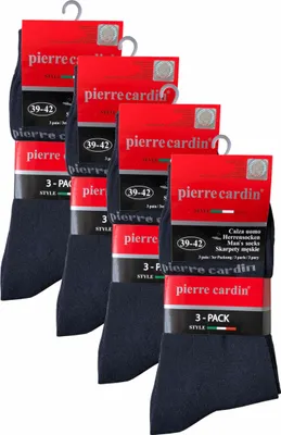 Produktbild von Pierre Cardin Herren Business Socken Strümpfe Dunkelblau 39-42 12 Paar