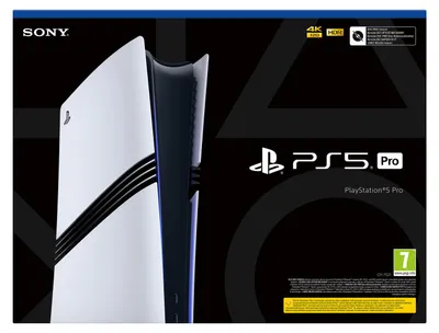 Obrázok produktu pre Sony PlayStation 5 Pro, PlayStation 5 Pro, Čierna, Biela, GDDR6, AMD, AMD Radeon, 120 Hz