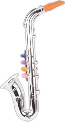 Produktbild von Boogie Bee Saxophon silber, Länge ca. 36 cm, Kinderinstrument, ab 3 Jahren