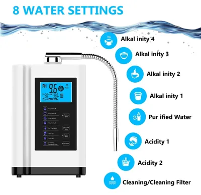 Produktbild von Wasseraufbereitungsgerät - Wasserfilter - Wasserreiniger für den Wasserhahn - Trinkwasserfilter - Titanelektrolyse